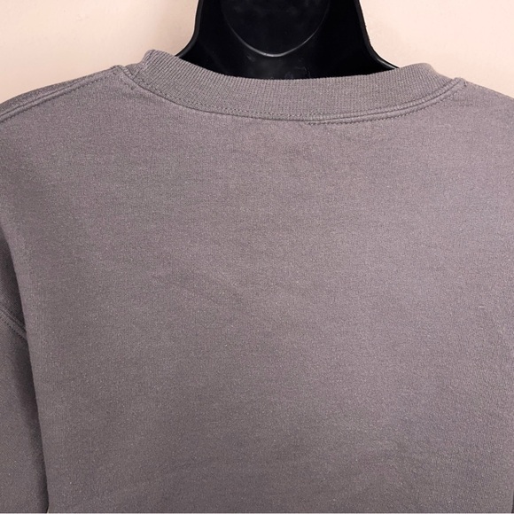 Y2K Era Rude Skull Sweatshirt READ DESCRIPTION  Small Sugar Skull Grey - Picture 4 of 14